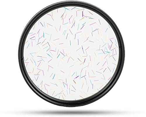 Deosdum Prismatic Starlight with Brushed Texture 77mm Prism Lens Filter Special Effects Camera Accessories