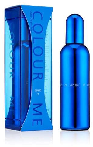 COLOUR ME Azure Perfume for Men. 100ml Eau de Parfum Men, Luxury Fragrance - Mens Aftershave, Long Lasting Fragrance for Men by Milton-Lloyd