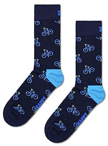 Happy Socks Bike Sock Fahrrad Socke 36-40, Dunkelblau