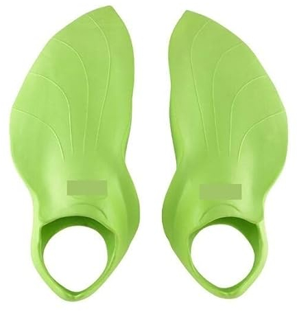 Schwimmflossen Schwimmflossen, flexibel, weich, bequem, for Erwachsene, for Schnorcheln, Fußflossen, Tauchflossen ( Color : Fluorescent Yellow , Size : S )