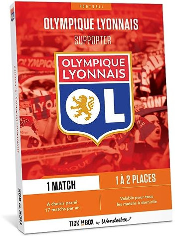 Olympique Lyonnais - Supporter - Coffret Cadeau - Ticketbox - Idée Cadeau Divertissement