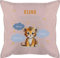 Kissen 50x50 - Zur - Geschenk Geburtsdaten Geschenke Geburt Daten - 50 x 50 cm - Hellrosa - Baby Announcement personalisiertes Schwangerschaft verkünden geburtskissen Babygeschenk füllung