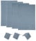 sourcing map Miniature Roof Tiles PVC Model Roof Tiles Mini DIY Tiles Model Building Set for Model Building Dolls Houses Garden Sand Table Dark Grey Pack of 4