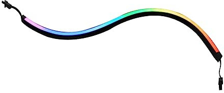 Gadpiparty Argb Decorative Light Bar for Cases and Motherboards Flexible Led Lamp with Sync Connectors Easy to Install Neon Lighting for Creative Computer Decor