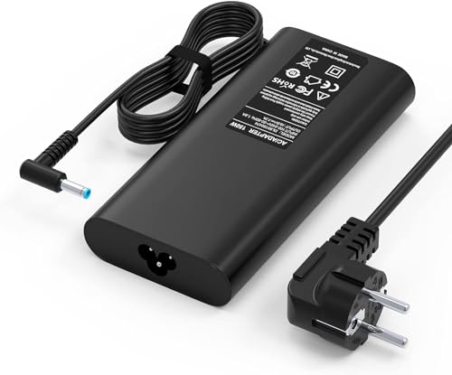 Cargador HP Portátil 150W 19,5V 7,77A para HNP OME 15 17 Pavilion Gaming 15 17 ZBook Studio G3 G4 G5 G6 G7 G8 Power Fury 15 17 TPN-CA11 TPN-DA09 L32661-001 Adaptador de Alimentación