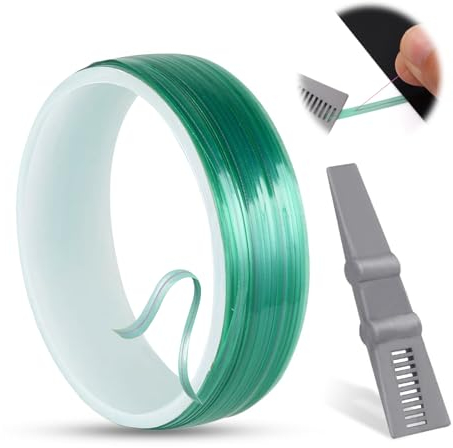 5M Messerloses Klebeband, Knifeless Tape, Schneideband Mit Spachtel, No-Cut Kratzerfrei für Car Wrapping, Vinylfolie, Schneidelinie, Nadelstreifen