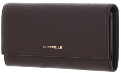Coccinelle Metallic Soft Wallet Fondant Brown