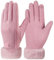 Omtofo Winterhandschuhe Damen Touchscreen Gloves Handschuhe Damen Winter Warm Fleecefutter, Skifahren Radfahren Geschenk FüR Kaltes Wetter