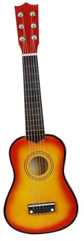 21 Zoll Lindenholz Ukulele 6 Saiten Kleiner Bass Akustikgitarre Musikinstrumente(C)