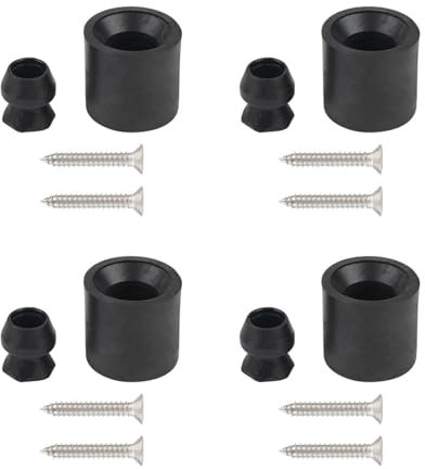 pumpumlia Set di 4 accessori per rimorchi per cavalli, set di supporti per porta per rimorchi, resistenti allo sbiadimento, in gomma, semplici da usare