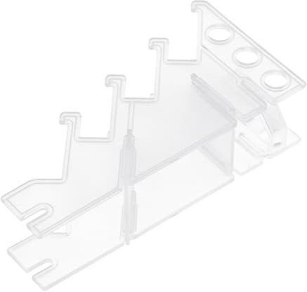 CHICAMPERA Finger Skateboard Rack für Platzsparende Aufbewahrung Installieren Multifunktionales Display für Sammlungen Transparentes Kunststoffdesign für Heimdekoration