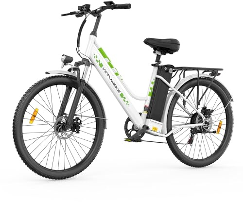 E Bike Herren Damen 26 Zoll, Mit 36V 20Ah Akku bis 120 km Elektrofahrrad Citybike, 250W Motor E-bike bis 25 km/h, 43 Nm Drehmoment, 7-Gang Schaltung, mechanische Scheibenbremsen, LED Display