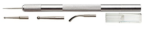 Excel Burnishing Set and 4 Interchangeable Tips Carded