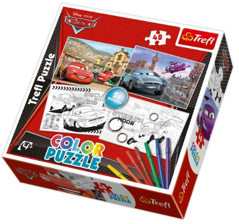 Trefl 2-Colour Puzzles Disney Cars 2