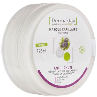 Dermaclay Bio-Haarmaske gegen Haarausfall, 125 ml
