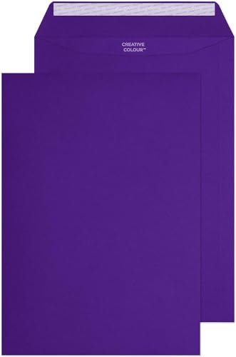 Blake Creative Colour 63447 Farbige Briefumschläge Haftklebung Schwarze Johannisbeere C4 229 x 324 mm 120g/m² | 10 Stück