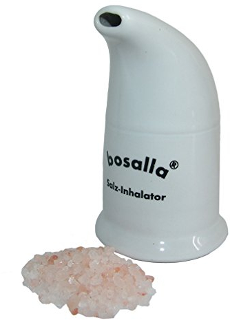 Salz Inhalator Bosalla® aus Keramik gefüllt mit ca. 150 g reinem Salz Granulat