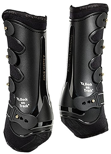 Back on Track Royal Work Boots Dressurgamaschen Hindleg NEU (L/Full, schwarz), schwarz