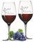 FORYOU24 2 Leonardo Weingläser mit Gravur des Namens und Motiv Weinranke Wein-Glas graviert