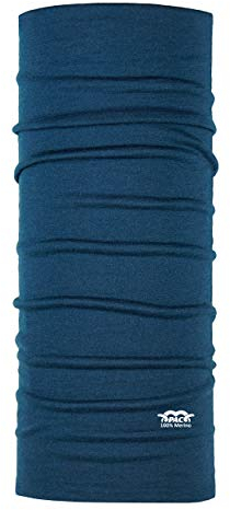 P.A.C. Kids Merino Wool Navy Multifunktionstuch - Mulesingfreie Merinowolle Schlauchtuch, Kinder Halstuch, Schal