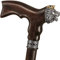 Asterom Walking Cane - Handmade Lion Canes for Men - Wooden, Stylish, Cool Walking Sticks for Men, Seniors (Lion, Walnut, 36 Inches)