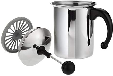 SACIM Cappuccino Mon Mousseur à Lait, Acier Inoxydable, Gris