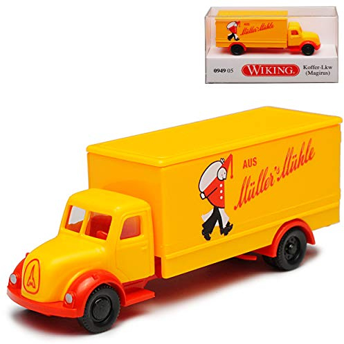 Wiking Magirus LKW Müllers Mühle Orange Maßstab N 1/160 Modell Auto