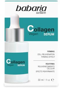 Babaria Veganes Kollagen Serum Gesicht | Anti-Falten & Elastizität | 30ml | Veganes Kollagen-Serum reduziert Falten und verbessert die Elastizität
