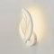 KRIPINC 12W Wandleuchte Innen, Acryl Wandlampe Innen, Blatt Design Weiße LED Wandleuchte, Wandleuchte Kinderzimmer, Wandlampe Modern für Wohnzimmer, Schlafzimmer, Nachttisch (Dreifarbiges Licht)