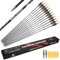 Sunya Sportpfeile Carbon 30 Zoll (Spine 500) - 12er Pack für Recurve & Compoundbogen​