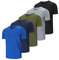 Cimic 5er Pack Sport Tshirts Herren Funktionsshirt Sportshirt Herren Kurzarm T Shirt Atmungsaktive Trainingsshirt Männer Fitness Gym Laufshirt Wandershirt Men Set (510-Black Grey Green Navy Blue-4XL)