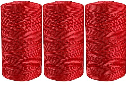 3Roll Crochet Yarn, Light Body Yarn Cord Thin Ice Linen Silk Hand Knitting Light Body Yarn Crochet Straw Knit Yarn, DIY Craft Yarn for Knitting, Crochet and Crafts 100g/3.53ounces/Roll