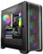 iONZ GE336F V2 XL - PC Gaming Case, Tempered Glass - Mid Tower, Airflow Front, EATX | Top I/O Type C Includes 4 ARGB and PWM Fans - Black (V2, New, Black)