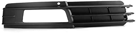 VLZUNO 1 Paar Auto-Nebelscheinwerfer, Kühlergrill-Abdeckung, vordere untere Stoßstange, Nebelscheinwerfer-Grill-Set, for Audi, for A6 C6 4F Limousine, for Avant 2008–2011, Außenteile Kühlergrillabdeck