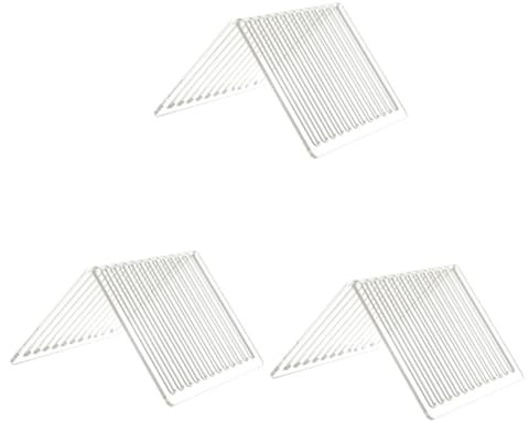 PRETYZOOM 3St CD-Aufbewahrungsregal Tisch-Stehpult Rekordhalter Album-Display-Ständer CD-Halter schallplattenständer Storage CD-Display-Rack -Plattenhalter-Rack Acryl Transparent