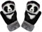 Dbvnnsy Kinder Winterkinder Handschuhe, niedliche Plüsch Panda Full Finger Panda Handschuhe weiche Wärnenshaben Baby Kleinkind