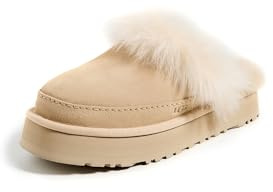 UGG Women's Disquette Chalet Slipper, Sandcastle, 5 UK
