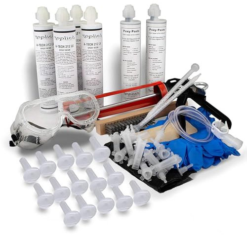 6-10' Epoxy Concrete Crack Repair Kit, Epoxy Basement Crack Repair Kit by Applied Technologies