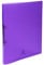 Exacompta 54186E Ringbuch Crystal DIN A4 aus flexiblem transluzentem Polypropylen 2-O Ring Mechanik Rücken 20mm violett ideal für Schule und Büro Ringhefter Ringordner Ringbuchordner