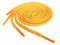 Lacestar Round Boots Shoelace, 4mm Diameter Outdoor Work & Hiking Boots Shoe Laces, Premium Round Shoelaces for Trainers Shoes (Orange 150cm)
