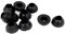 sourcing map 10stk Schwarz Gas Ventil Gummi Stopper Dichtring Ring Teile Spannungsregler Kopf de
