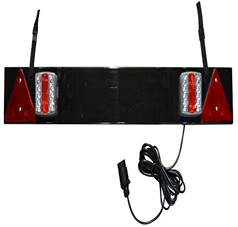 JBM 52838 - Barra para remolque, 2 pilotos LED (1020 x 140 mm)