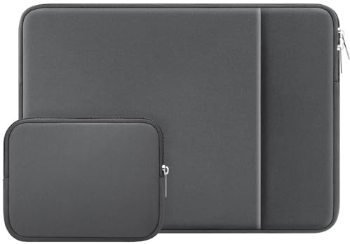 RAINYEAR Laptop-Hülle Kleiner Tasche für 15,4 MacBook Pro, 15-Zoll-Notebook | Kompatibel mit dem 15,4-Zoll-MacBook Pro (A1938, A1707, A1990) – Schutzhülle mit Tasche für 15-Zoll-Notebooks und Chromebooks