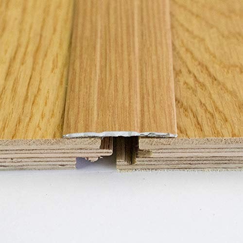 Self Adhesive Aluminium Door bar Threshold Cover Strip 0.9m (Light Oak)