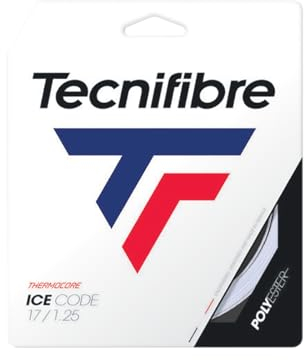 Tecnifibre Corda da Tennis-Ice Codice: 1.25 Adulti Unisex, Bianco, Unico