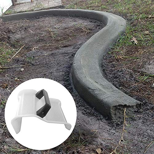 Sunshay Truelle en béton, plâtre en Plastique modulaire en béton de Bordure, Outils de Construction de truelle avec poignéePour Le Jardin