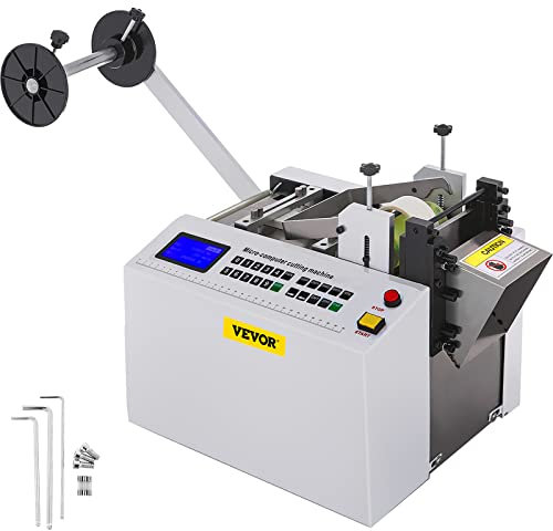 VEVOR Macchina da Taglio per Tubi, Macchina da Taglio a Nastro a Freddo, Macchina da Taglio per Industria Elettronica/Industria dell'Abbigliamento e della Pelle