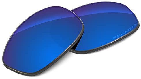 Tintart Verres performants compatibles avec Oakley Straight Jacket 2007 polarisés, Bleu saphir - Polarisé, Taille unique