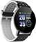 1pc Bluetooth Smartwatch Uomo Pressione Sanguigna Donne Sport Sport Frequenza Cardiaca Filitendio Braccialetto Orologio Rotondo Nero