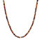 BERGERLIN Tigerauge Halskette braun - braune Kette - Silber - XS-S